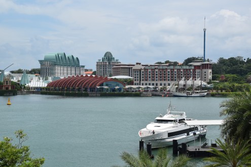 Singapur Hafen an der Vivo City Mall