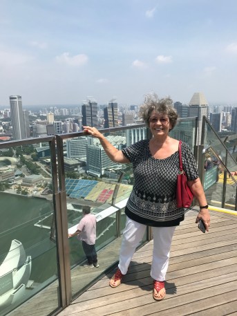 Francis in luftiger Höhe